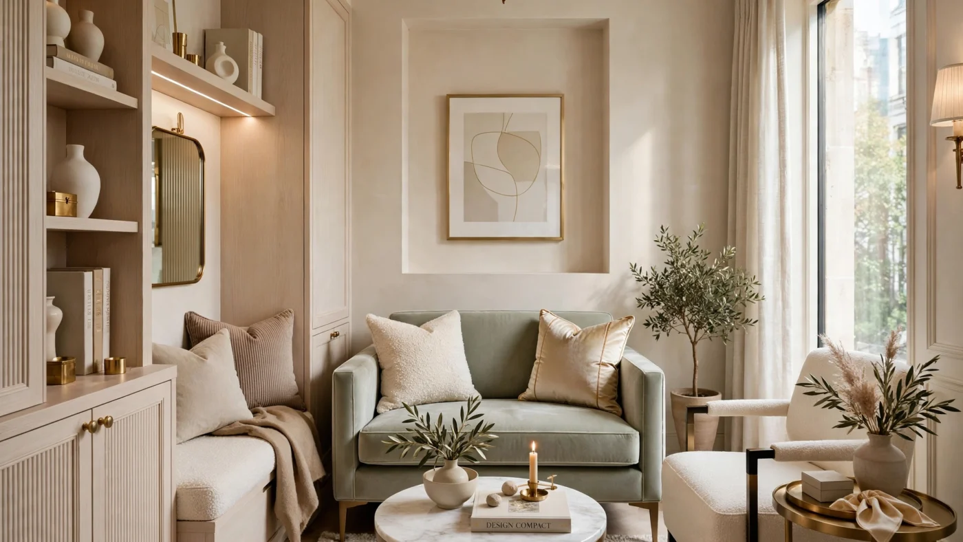 Clever designer ideas that make a small space feel luxurious.