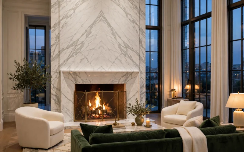 Luxury Fireplace Design Ideas: 12 Statement Looks for 2026