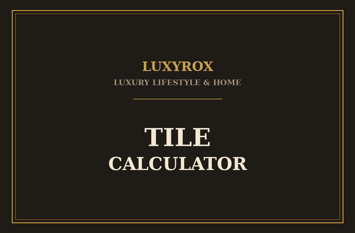 Tile Calculator: How Many Floor Tiles Do You Really Need?